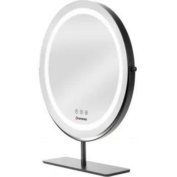 Humanas HS-HM Scarlet ausinės žaidimams su raudonu LED, uždengiančios ausis, laidinės, 3,5 mm lizdas, USB-A, juodos su raudonais akcentais