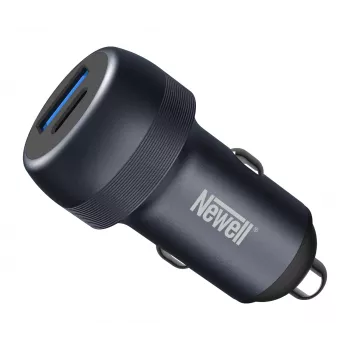 Newell CC-001 PD 89W automobilinis įkroviklis su USB-C PD 65W ir USB-A QC 3.0, juodas