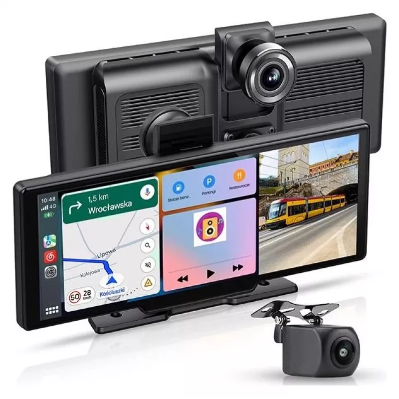 Tracer CR-PLAY 10.2 belaidis CarPlay/Android Auto imtuvas su 10,2 inch IPS jutikliniu ekranu