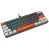 Tracer GameZone Claws 61 Wired Mechanical Gaming Keyboard, 60% Layout, Blue Switches, RGB Backlight, Grey