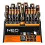 Atsuktuvų ir antgalių rinkinys Neo Tools 37 vnt.