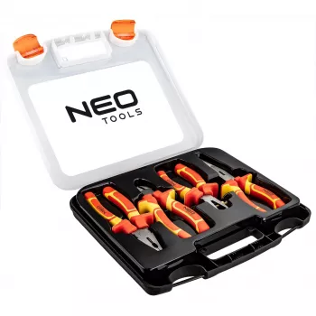 NEO TOOLS 1000V izoliuotų replių rinkinys, 4 vnt.