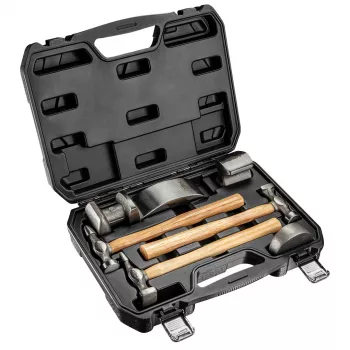 NEO TOOLS Skardinių plaktukų ir priekalų rinkinys 7 vnt.