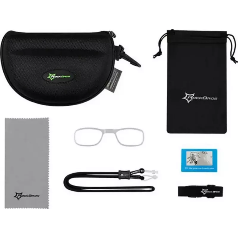 ROCKBROS Photochromic Cycling Glasses UV400 TR90 Frame - Black