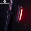ROCKBROS A54BK Galinis Dviračio Žibintas su Micro USB Kabeliu - Juodas