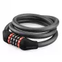 Rockbros RKS507-1BK Kombinuotas kabelio spyna 1,8 m juoda