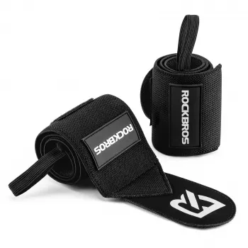 ROCKBROS Sportinė apyrankė 0431001 Juoda (2 vnt. pakuotė)