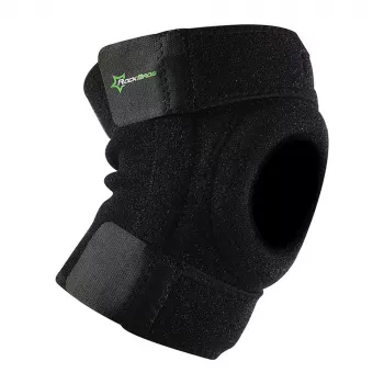 ROCKBROS LF1106L Sportinis kelių raištis girnelės ir kelio sąnario atramai, dydis L - juoda