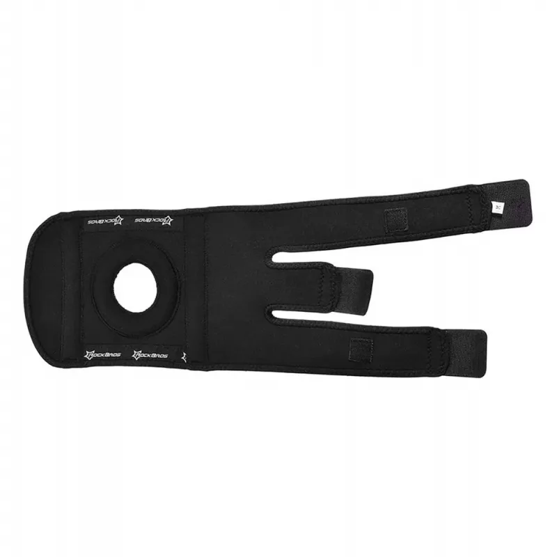 ROCKBROS LF1106L Sportinis kelių raištis girnelės ir kelio sąnario atramai, dydis L - juoda