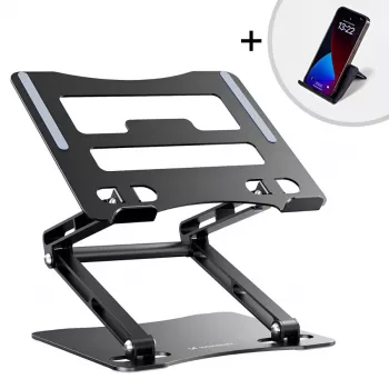Wozinsky Laptop Stand Black + Phone Stand