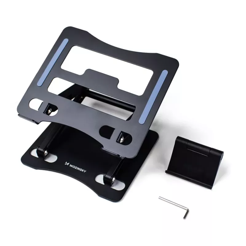 Wozinsky Laptop Stand Black + Phone Stand