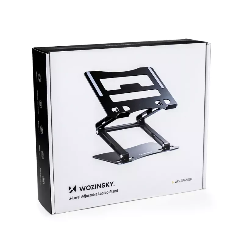 Wozinsky Laptop Stand Black + Phone Stand