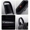 Wozinsky Bicycle Frame Bag Armored with Phone Pocket 1.7 L - Black