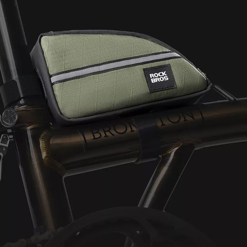 ROCKBROS Triangle Frame Bag 0.8L Green