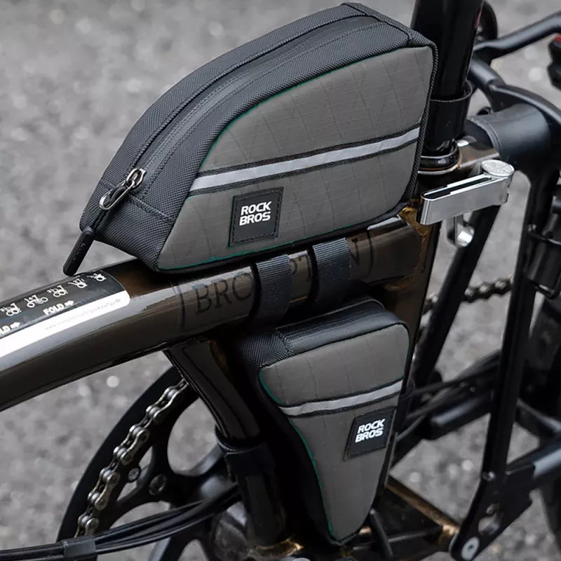 ROCKBROS Triangle Frame Bag 0.8L Green