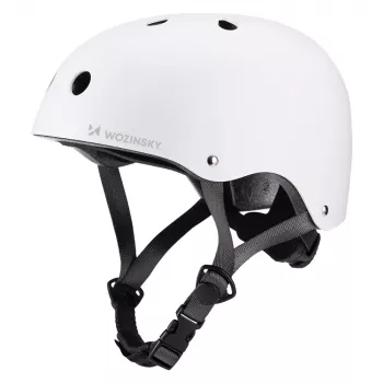 WOZINSKY BMX / Scooter šalmas, lengvas, 54–58 cm, baltas