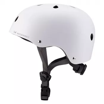WOZINSKY BMX / Scooter šalmas, lengvas, 54–58 cm, baltas