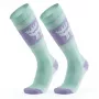 Qunature Ski Socks 037202 Size 43-48 (L/XL) Purple-Green