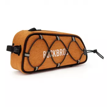 ROCKBROS ROAD TO SKY Bicycle Top Tube Bag 0.7L Waterproof Orange