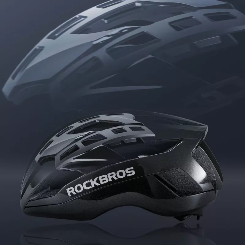 ROCKBROS LK-79 dviračių šalmas 58–62 cm juodas