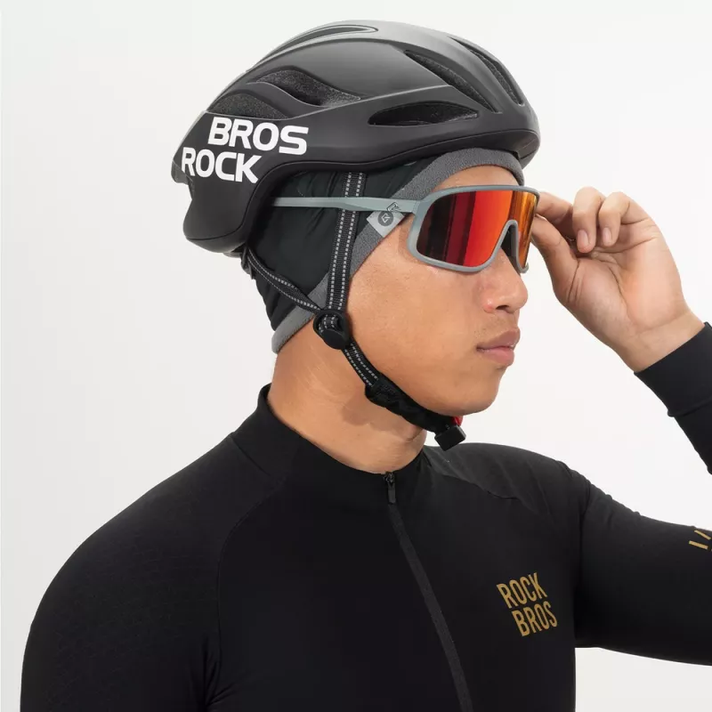 ROCKBROS YDM001 Reversibilus termo dviračių kepurė - Pilka
