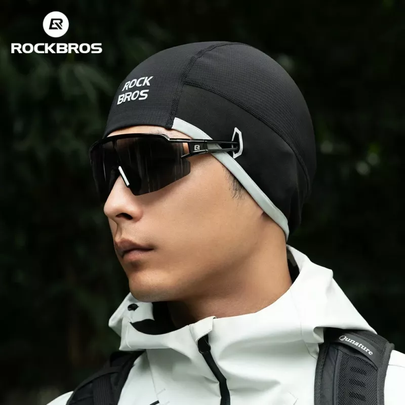 ROCKBROS M016 Žieminė vėjui atspari dviračių kepurė Juoda 54-61 cm