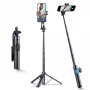 Wozinsky Selfie Stick WC1Y30S Teleskopinis Trikojis 1.3m su Telefono Laikikliu - Juoda