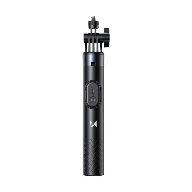Wozinsky Selfie Stick WC1Y30S Teleskopinis Trikojis 1.3m su Telefono Laikikliu - Juoda