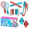 Nintendo Switch Sports 10-in-1 Family Accessory Kit - Red and Blue Set
