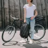 Wozinsky Bicycle Rack Bag su Ilgu Diržu - Juoda