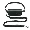Wozinsky WPST-01 Hands-Free Dog Running Belt with Pouch and Elastic Leash - Black
