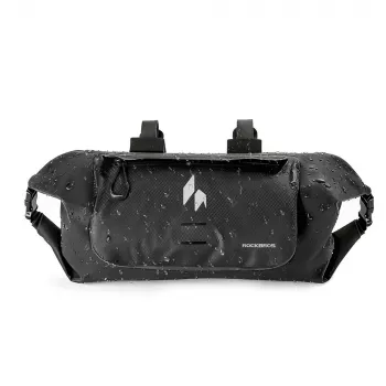 Rockbros AS-154 priekinė vairo kuprinė, vandeniui atspari, 8 L, juoda