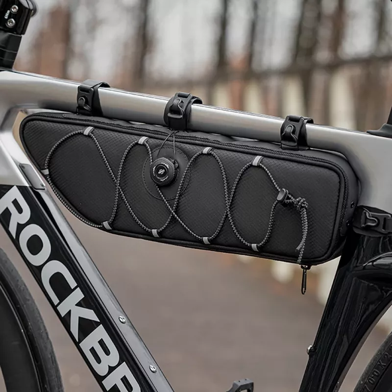 Rockbros TL003 ROAD TO SKY 2L Waterproof Frame Bag – Black