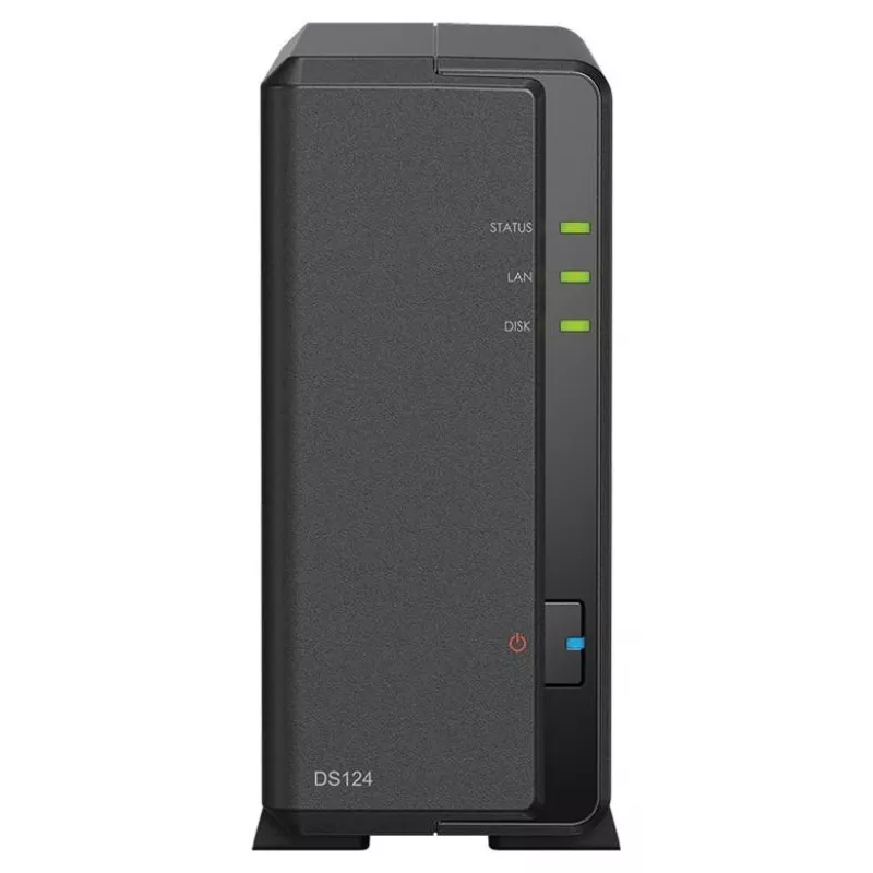Synology DS124 + 1x HAT3310-12T (12TB) 1-Bay NAS Desktop
