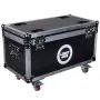 CASE4ME CC80 Cable Box Suitcase – aliuminio rėmas, ABS plokštės, juoda, užrakinama, su pertvaromis