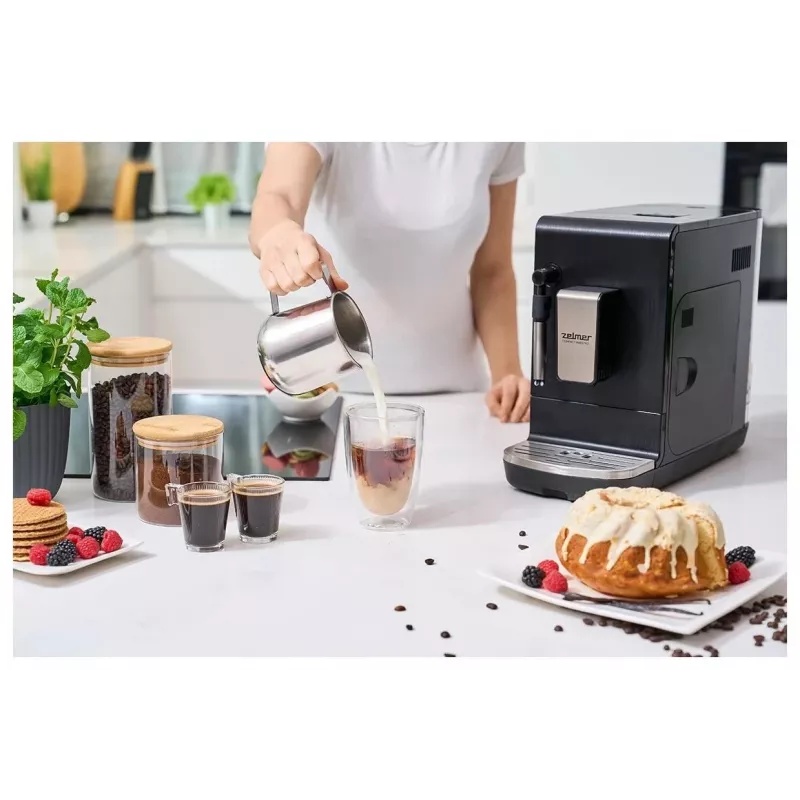 Zelmer Compact Maestro ZCM8110 Espresso aparatas, juodas, 1050 W, 15 bar