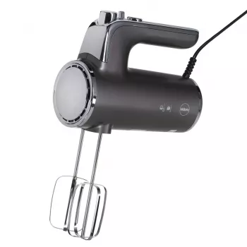 Eldom R110 Robo rankinis mikseris, 400 W, 5 greičiai, turbo funkcija, plakimo ir maišymo antgaliai, sidabrinės spalvos (R110 robo)