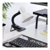 Avide Basic Clipbar Max 60W Užsegama stalinė lempa juoda