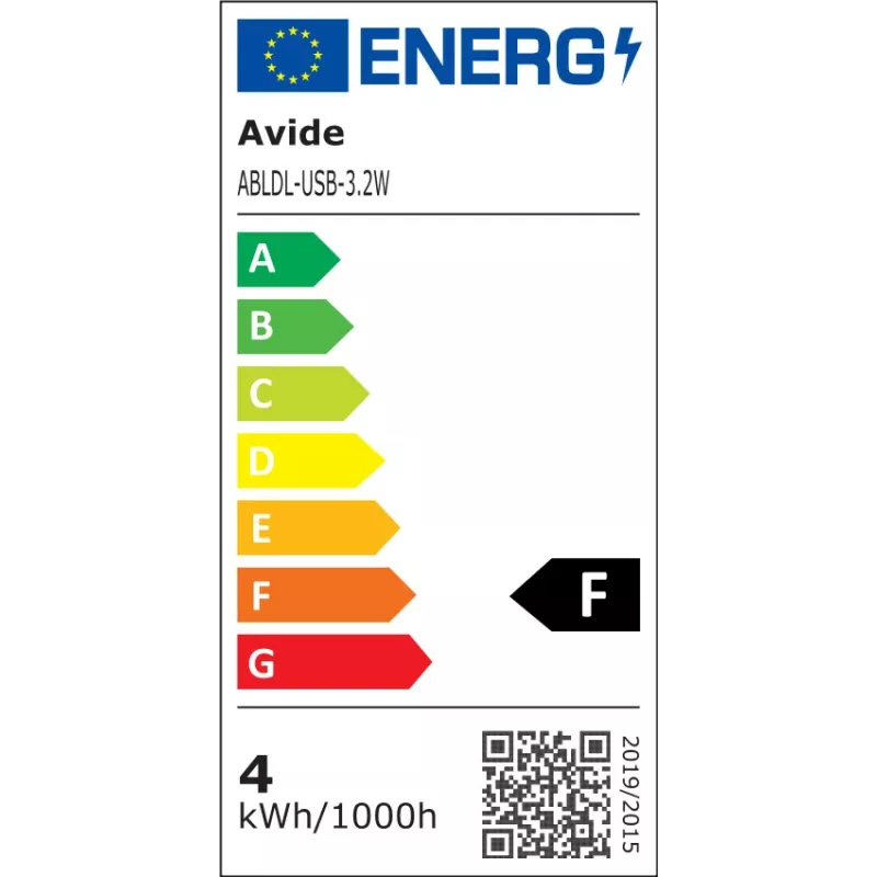 Avide LED stalinė lempa su naktine šviesa USB 3,2 W reguliuojamo ryškumo