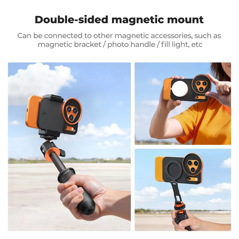KF Frame Case Magsafe, skirta iPhone 17 Pro, su 58 mm objektyvo laikikliu Kf15.0019