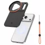 KF Protective Photography Case su 58 mm objektyvo laikikliu, skirtas „Apple iPhone 17 Pro Max“ – juodas