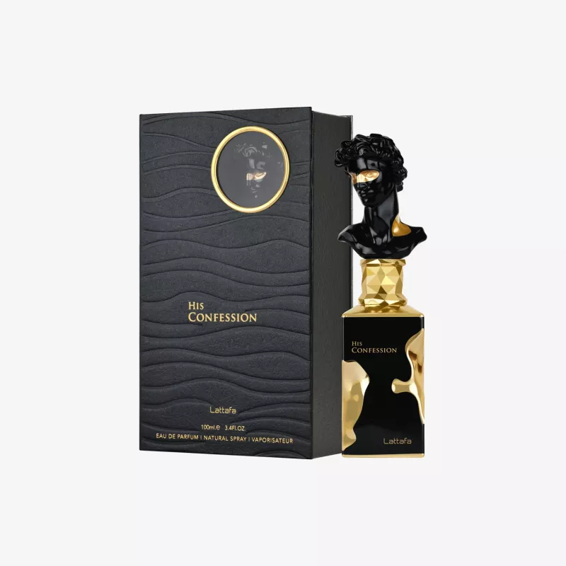 Lattafa His Confession Eau de Parfum vyrams 100ml purškiamas