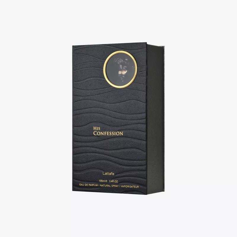 Lattafa His Confession Eau de Parfum vyrams 100ml purškiamas