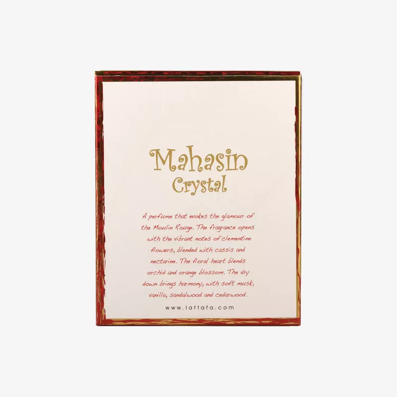 Lattafa Mahasin Crystal Eau de Parfum for Women 100 ml