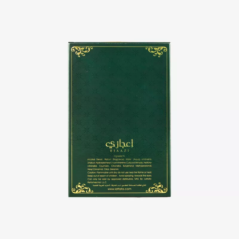LATTAFA Ejaazi Eau de Parfum purškiamas 100 ml unisex gintarinis medienos kvapas