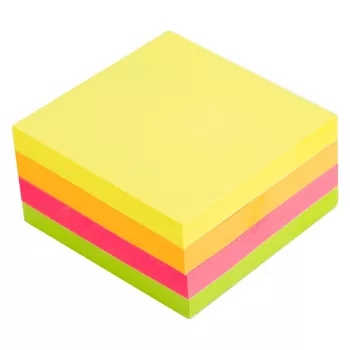 Deli Stick Up Sticky Notes EA03003 400 lapų, įvairių spalvų, 76x76 mm