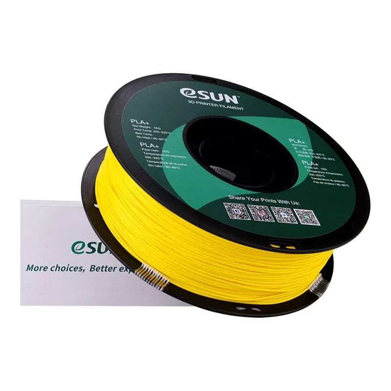 ESUN PLA+ 1.75mm Yellow 1kg 3D Spausdinimo Filamentas