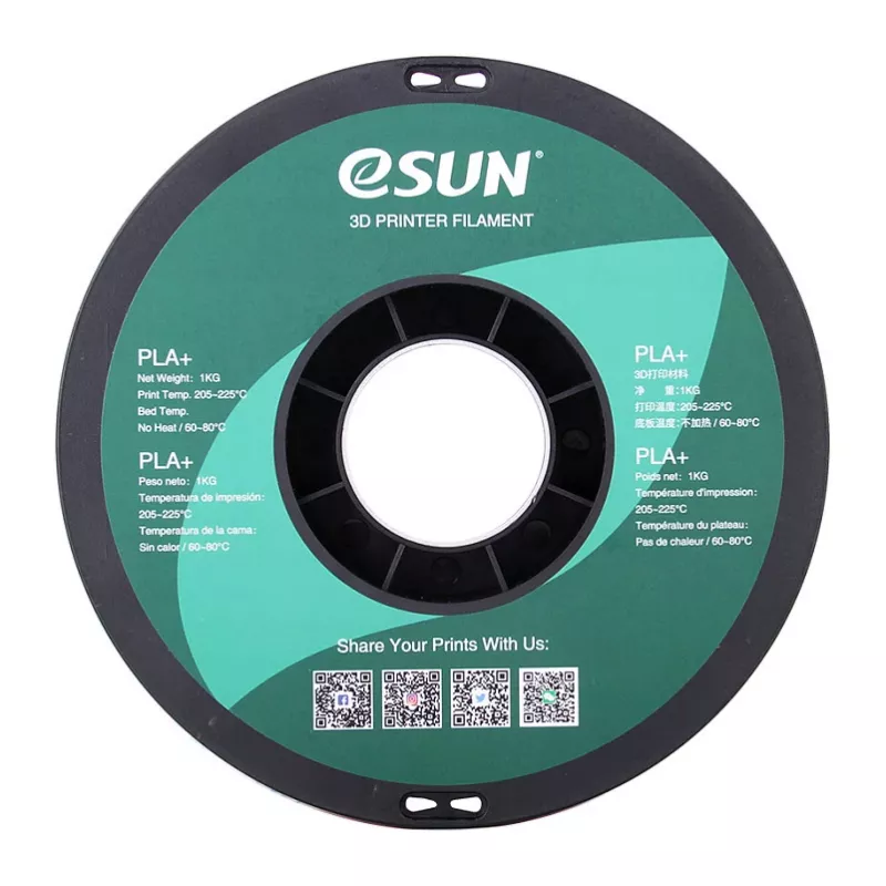 ESUN PLA+ 1.75mm Yellow 1kg 3D Spausdinimo Filamentas