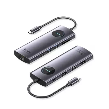 VENTION USB-C 10-in-1 Docking Station 8K 30Hz 100W PD su LED ekranu