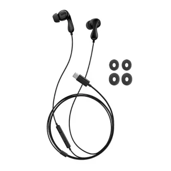 Baseus Encok CZ20 Laidinės ausinės USB-C, juodos